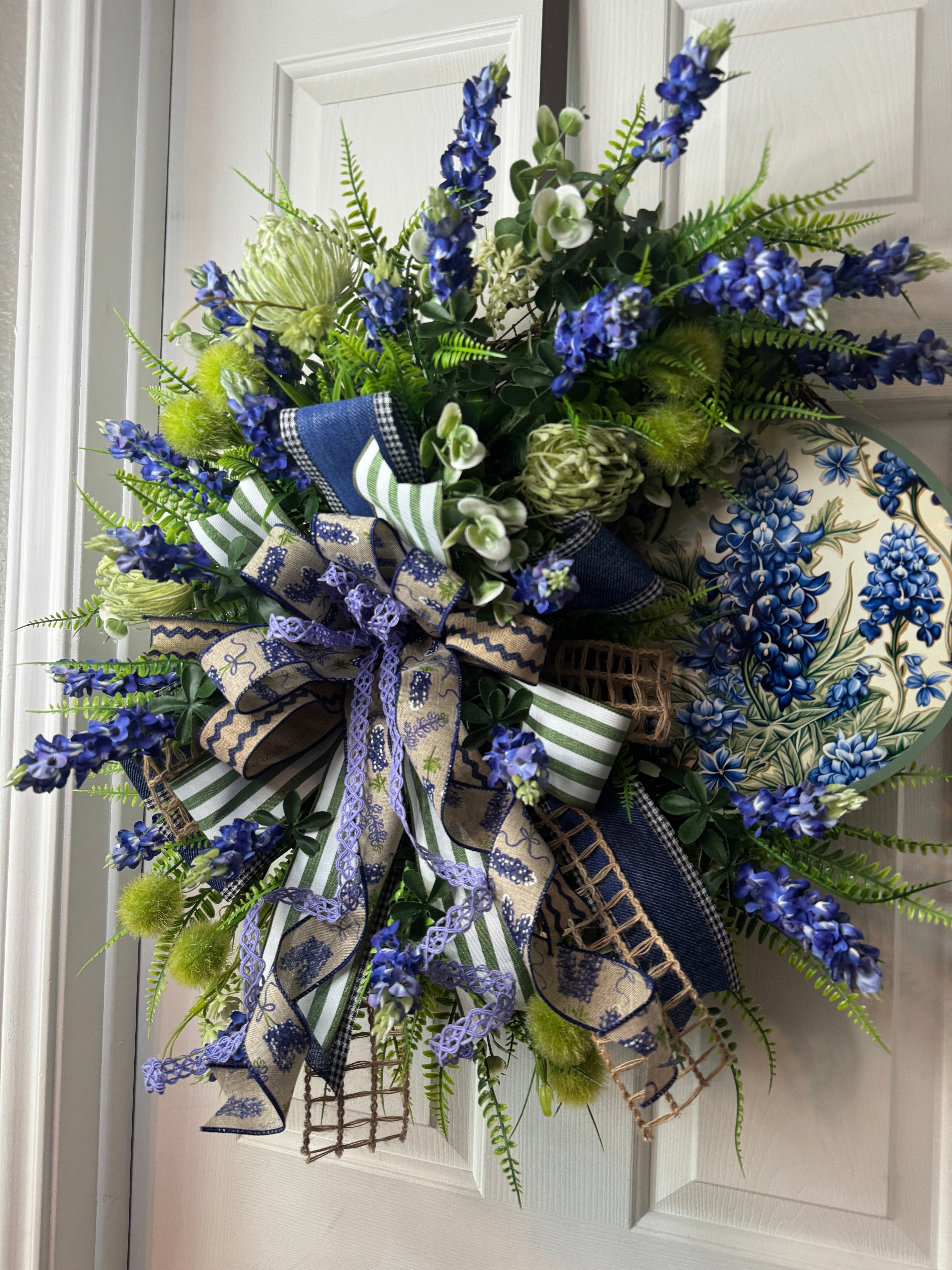 Bluebonnet Spring and Summer Wreath