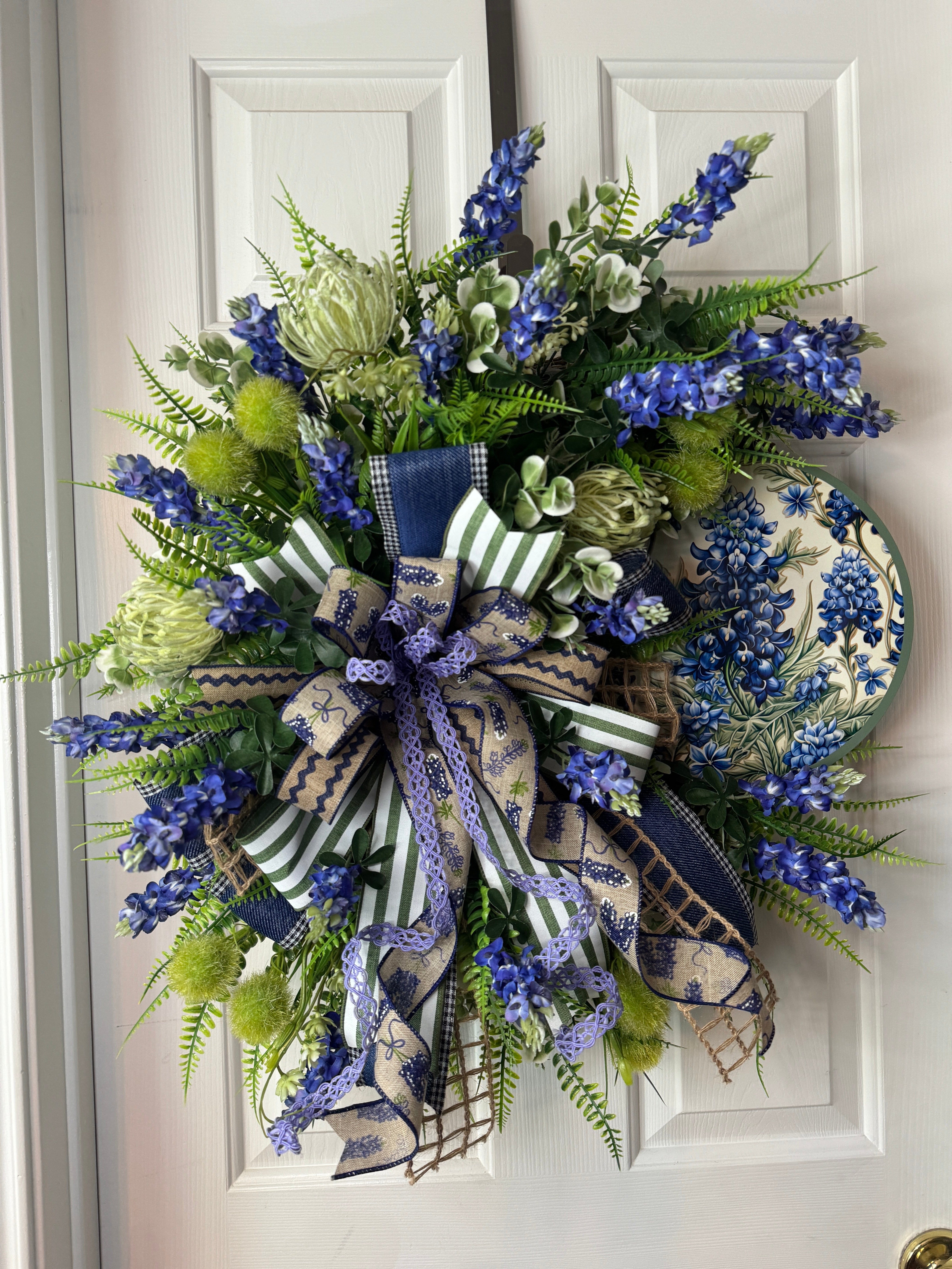 Bluebonnet Spring and Summer Wreath