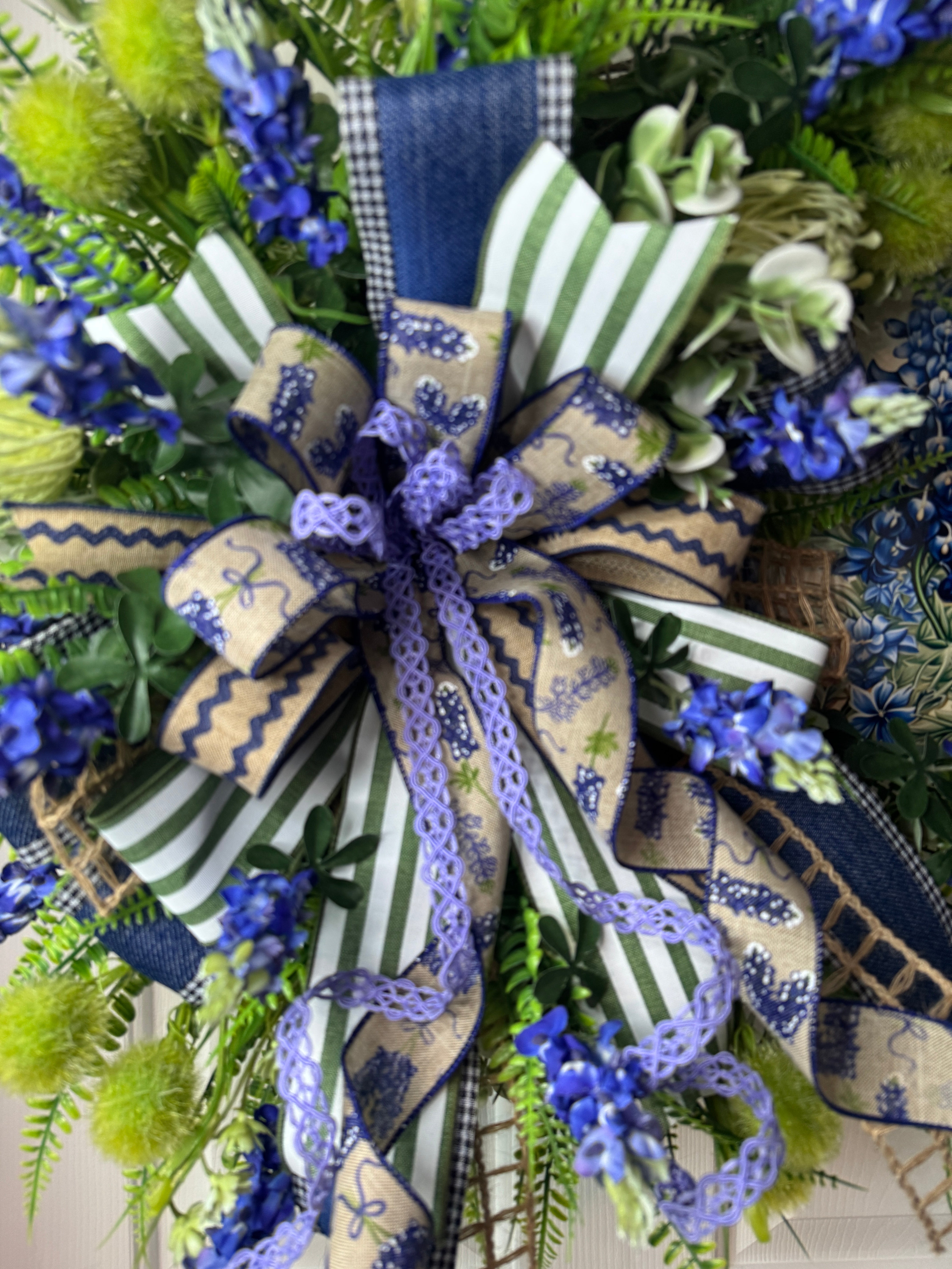 Bluebonnet Spring and Summer Wreath