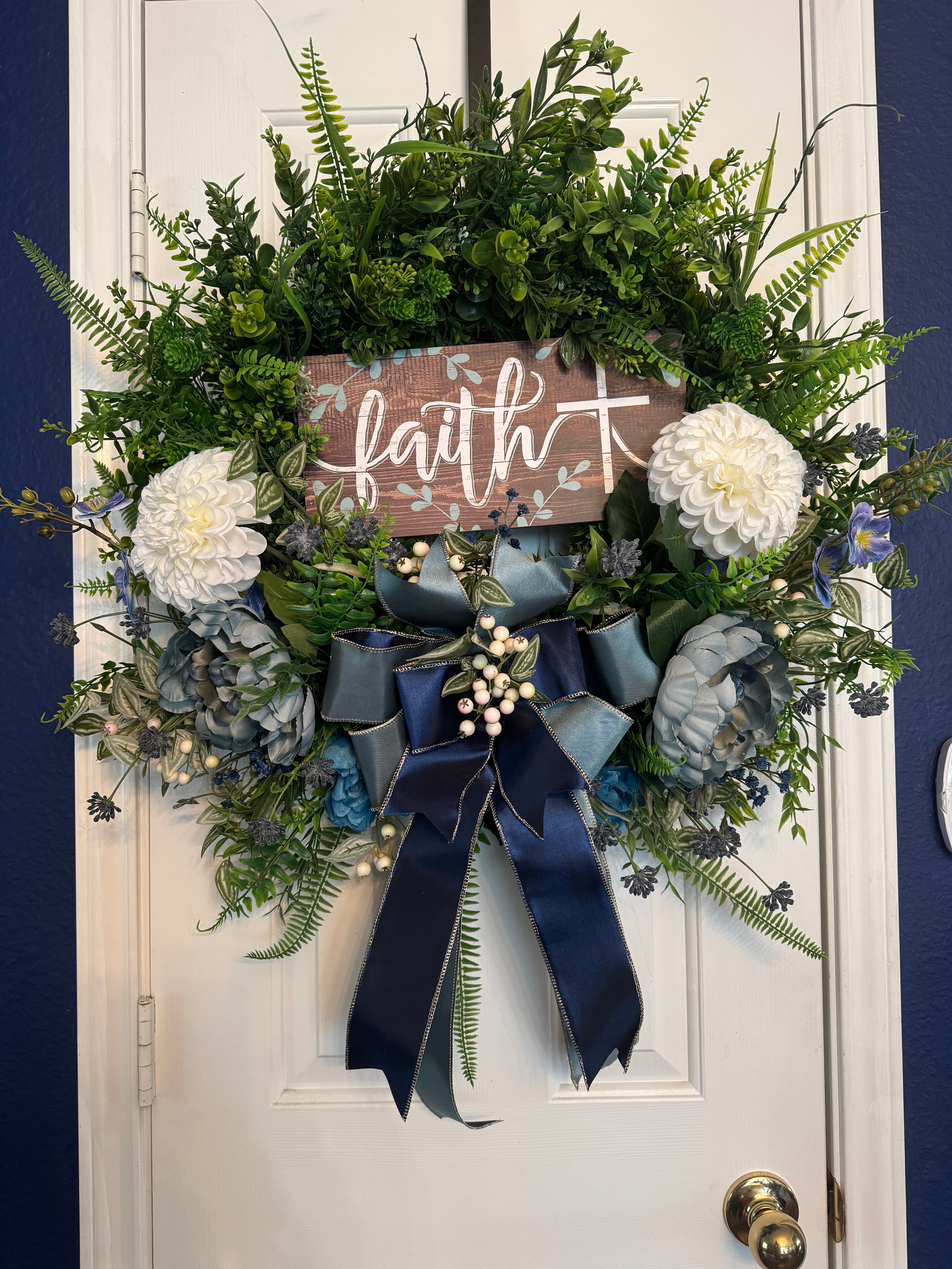 Faith Spring-Easter Wreath