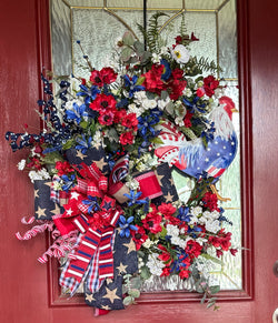 Patriotic July 4th Wreath