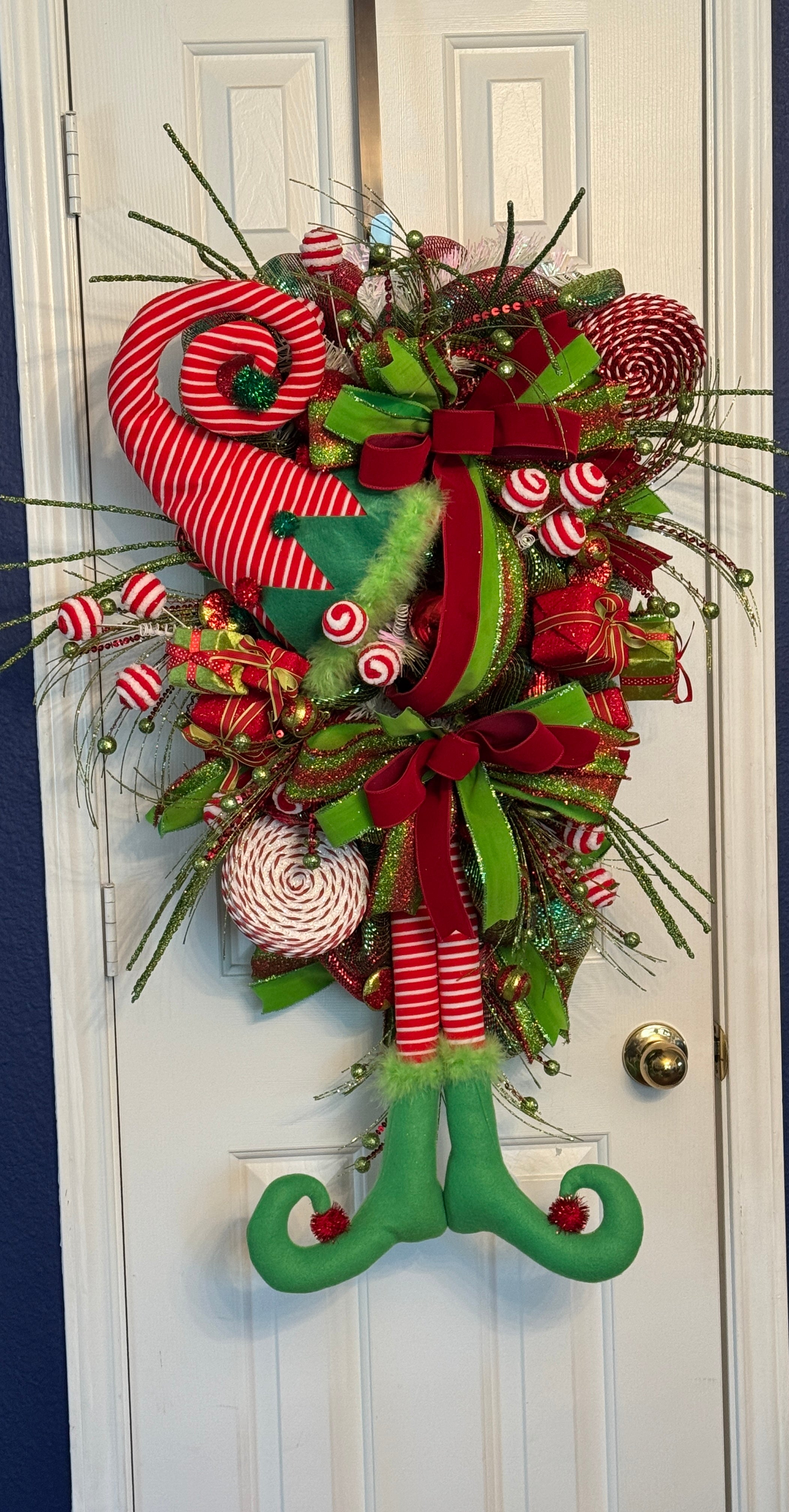 Elf Chrsitmas Wreath