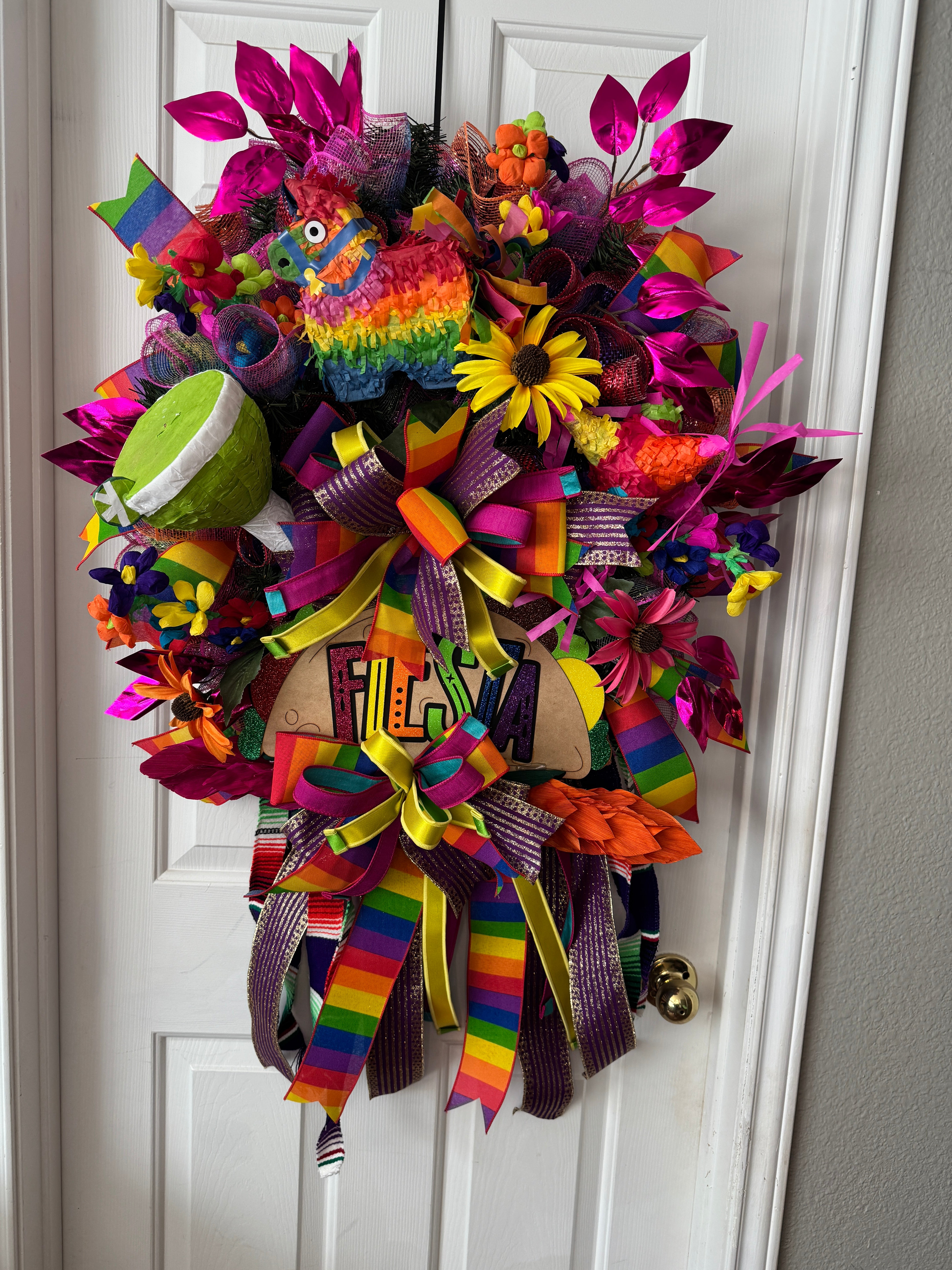 Fiesta Pinata Wreath