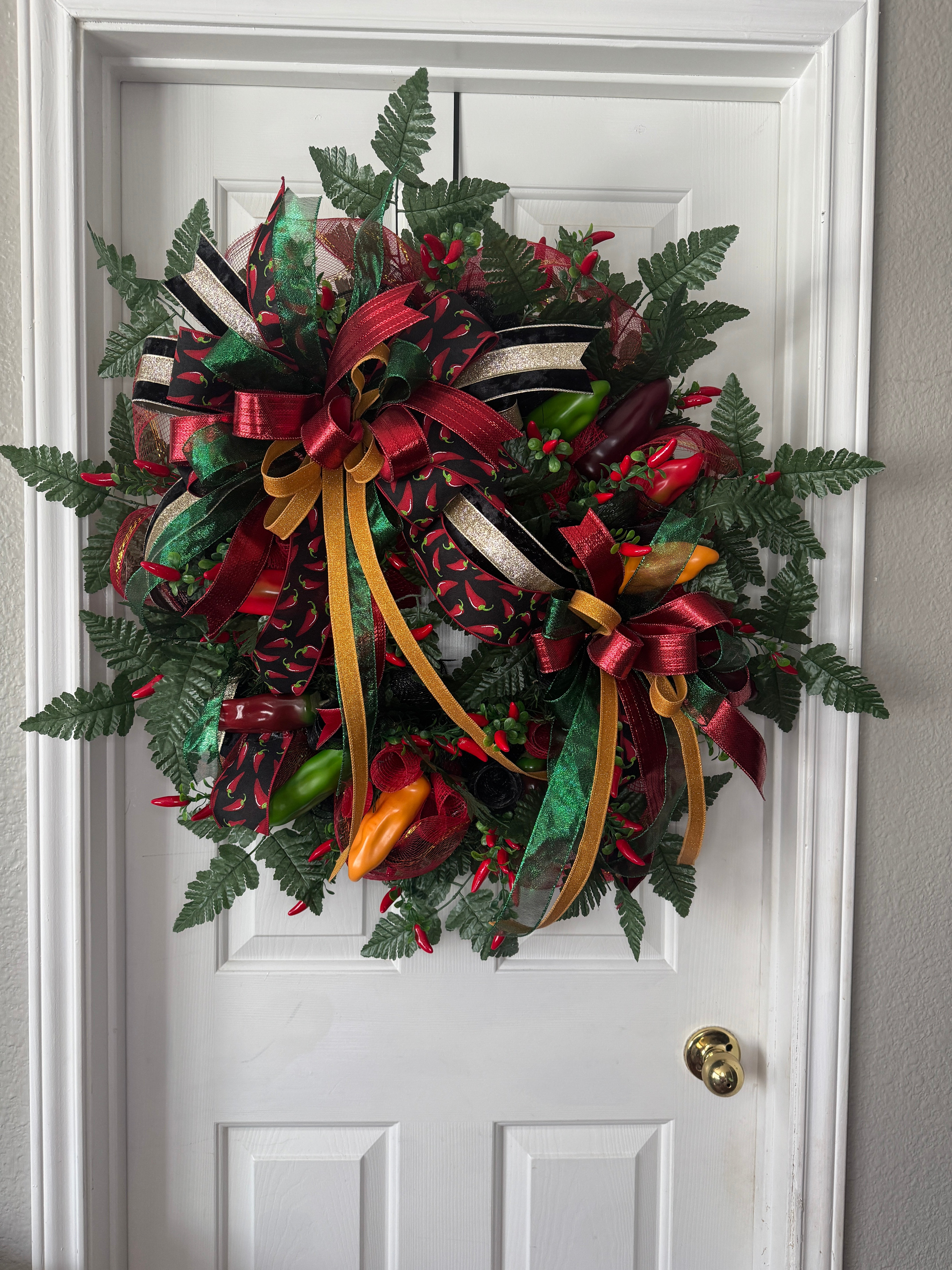 Fiesta Jalapeno & Chili Pepper Wreath